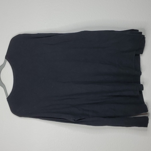 J Jill Sweater Crewneck Long Sleeve Solid Black Staple Career Fitted Womens L - Picture 7 of 10